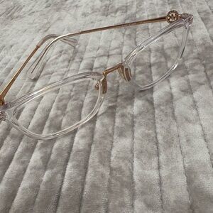 MICHAEL Michael Kors Transparent and Gold Glasses